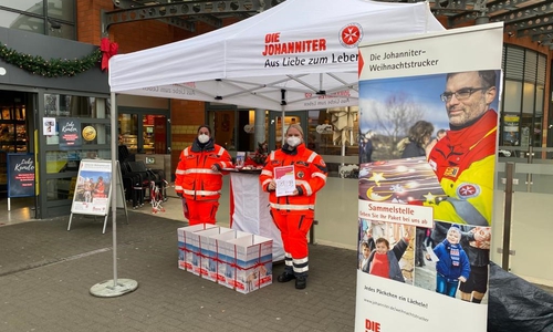 Drei Tage haben die Johanniter im Herzen Salzgitter-Bads eine öffentliche Supermarkt-Packaktion veranstaltet.
