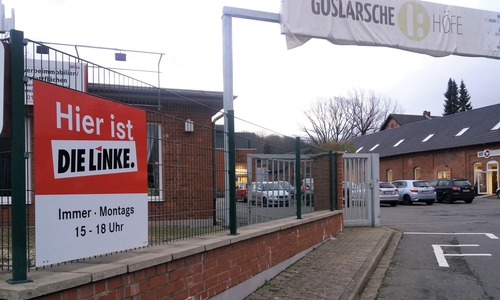 Dieses Schild sei von Unbekannten gestohlen worden. 