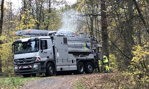 Im Wolfsburger Stadtwald müssen Kanalarbeiten durchgeführt werden.