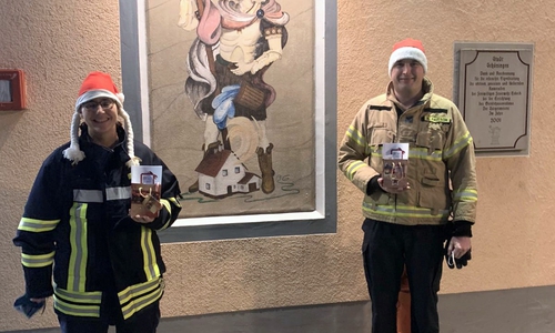 Die Weihnachtswichtel waren unterwegs.