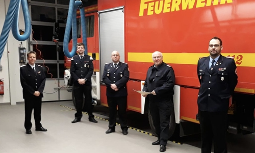 Patrick Heinemann, Johannes Zötzsche, Sven Breuer, Hans-Friedrich Thiemann und Philipp Hoffmeyer (v. li.).