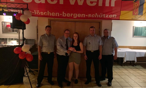 Von links: Kevin Fricke, Wolfgang Hesse, Heidi Wölfer, Henry Heldt und Dennis Meyer.