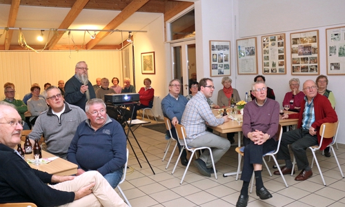 Vortrag vom Ortsheimatpfleger Eckard Wagner.