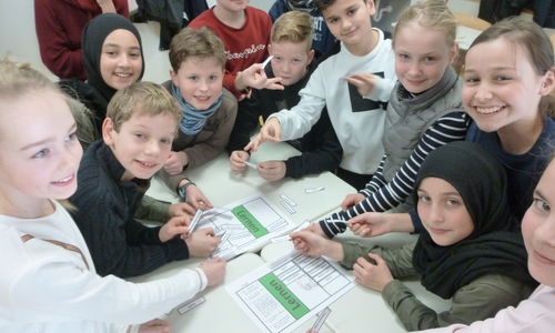 Die Schüler lernten das Lernen.