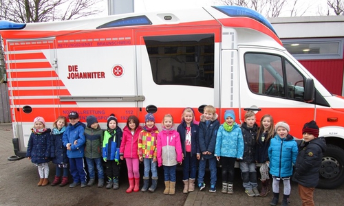 Die Kita-Kinder lernten was Erste Hilfe ist.