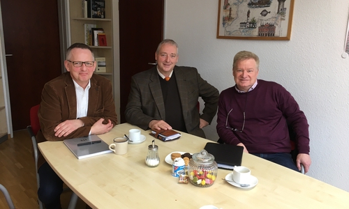 Von links: Dirk Neumann, Frank Oesterhelweg und Dietmar Fricke.