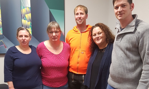 Der neue Vorstand des Kreiselternrates (v.l.n.r.): Nina Marulo (Grundschule Denkte), Christiane Sido-Steiner (Elm-Asse-Schule), Henning Ahrens (Grundschule Börßum), Mareike Steuer (IGS Schöppenstedt) und Marcus Pilz (IGS Wallstraße).
