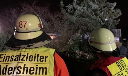 Zumeist hatte es die Feuerwehr mit umgestürzten Bäumen zu tun.