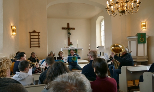 Musikalische Begleitung durch den Posaunenchor Cremlingen-Neuerkerode.