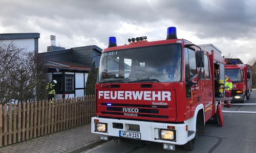 Einsatz in der Rhener Straße.