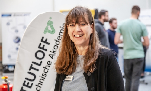 Teutloff-Geschäftsbereichsleiterin Christiane Strauß freute sich über das große Interesse an der 7. Techniker-Jobbörse.