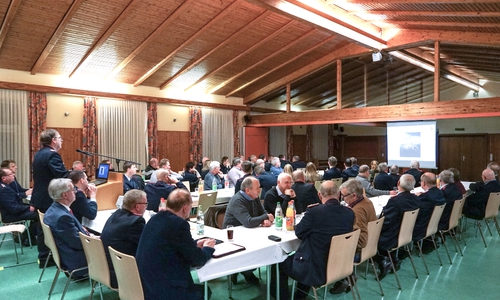 Die Jahreshauptversammlung der Ortswehr Clauen fand im Dorfgemeinschaftshaus statt.