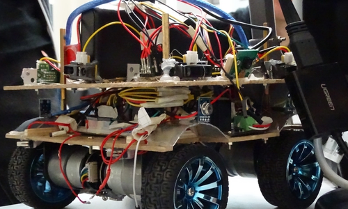 Der Roboter der Königsdisziplin "Rescue Maze".