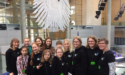 Die Schüler hatten informativen Tag.