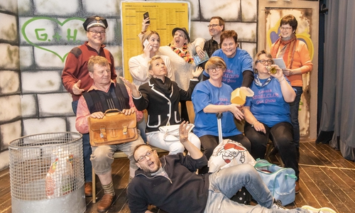 Die Schauspielgruppe hat noch einige Probentermine vor sich.