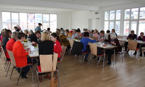 Ein Blick in den Heinrich-Jasper-Saal in der SPD-Zentrale.