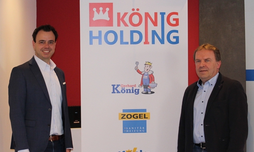 Von links: Sören König, Geschäftsführer von Gerhard König und Andreas Tscherner, Geschäftsführer von Zogel.