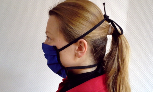Die Gesichtsmasken sind waschbar. 