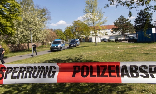 Der Polizeieinsatz in Riesentrapp.