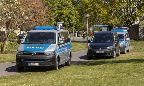 Die Polizei war mit mehreren Kräften im Einsatz.