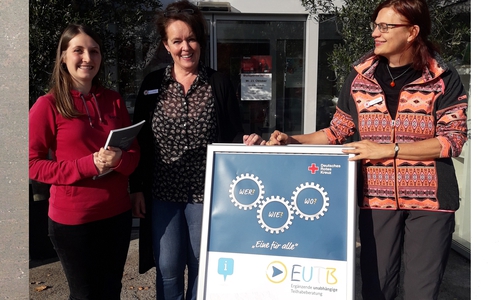  Die EUTB-Beraterinnen Anna-Lena Lohse, Simone Beil und Carina Gehrke (von links).