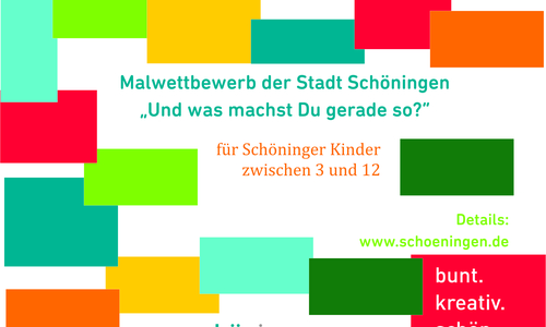 Kleine Künstler zwischen drei und zwölf Jahren sind gefragt.