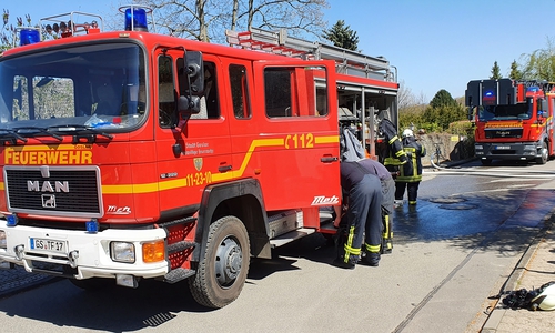 Die Feuerwehr war mit einem Großaufgebot vor Ort.