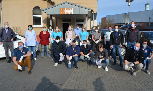 Das Team hinter der Osteraktion der Tafel