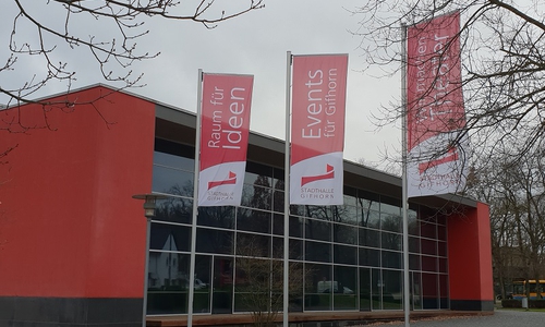 Die Stadthalle soll den Landesparteitag im nächsten Jahr ausrichten.