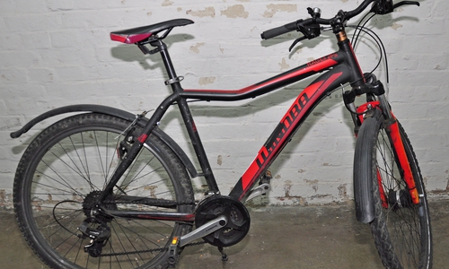 Das zurückgelassene Fahrrad.