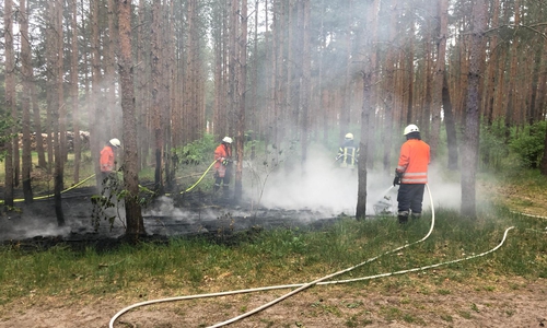 Die Feuerwehr konnte den Brand ablöschen.