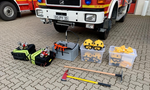 Ein Teil der Sonderausstattung der Tanklöschfahrzeuge.