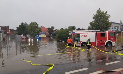 Die Feuerwehr war am gestrige Samstag in Weyhausen im Einsatz.