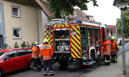 Die Feuerwehr war vor Ort.