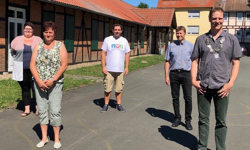 Von links: Annabel Brandes, Anette Hoffmann, Philipp Ralphs, Walfried Weihs und Marco Gritzan.