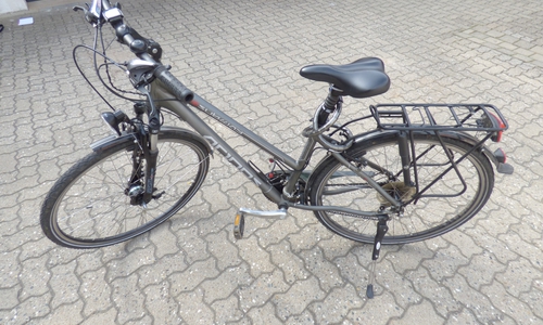 Das sichergestellte Fahrrad.