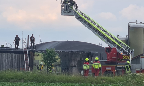 Die Feuerwehr hatte den Brand schnell im Griff.
