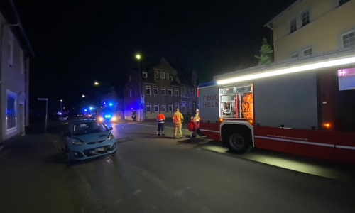 Die Feuerwehr musste sich Zugang zu der Wohnung verschaffen.