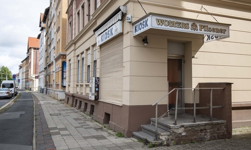 Dieser Kiosk wurde bislang als Wohnadresse von Christian B. gehandhabt - nach erneuter Prüfung eine Falscheinschätzung.