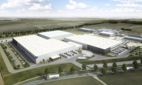Das neue Logistikzentrum.
