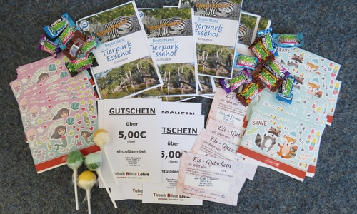Alle Kinder, die ein Kunstwerk eingereicht haben, dürfen sich über einen kleinen Preis freuen. 