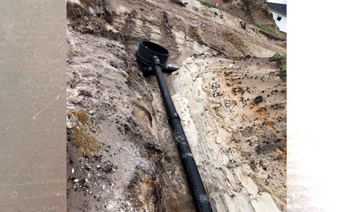 Beispiel für den Materialeinsatz von PEHD; hier: Erschließung Neubaugebiet im Rottlande II   