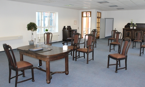 Das neue Trauzimmer mit den Originalmöbeln aus der Jugendstilvilla bietet eine besondere Atmosphäre. 