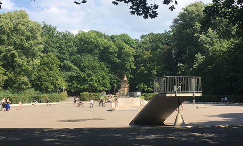 Rollschuhbahn im Prinzenpark. (Archiv)