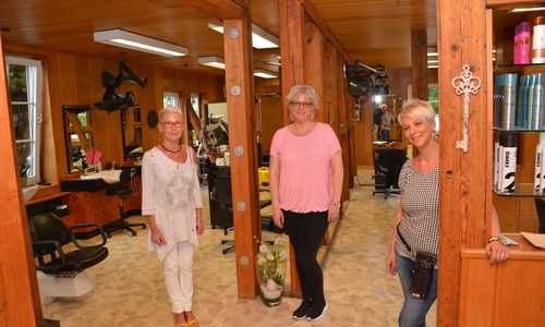Die drei von Nicoles Haarmony: Ursula Schubert, Nicole Künne und Conni Ruckert. 