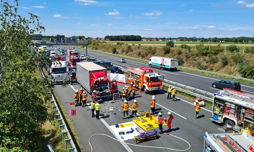 Kurz vor der Ausfahrt Braunschweig-Hafen war es zu dem Unfall gekommen.