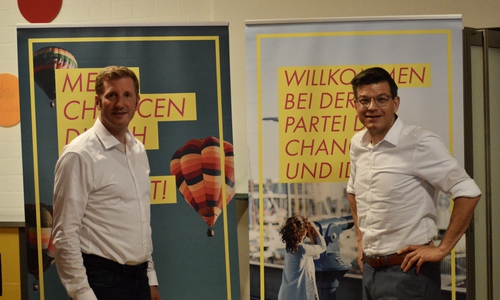 Jan-Christoph Oetjen (li.) und Björn Försterling.