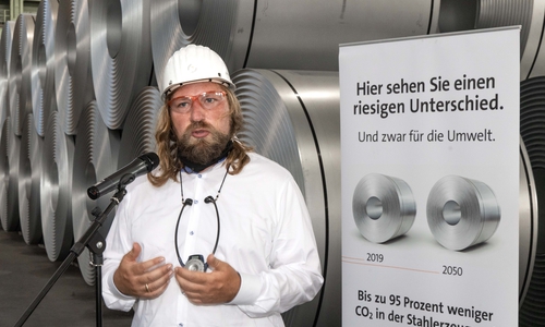 Dr. Anton Hofreiter ließ sich von den Konzepten der Salzgitter AG überzeugen.