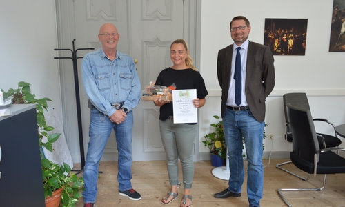 Anne Krämer feiert 10 Jahre im Dienst der Samtgemeinde.