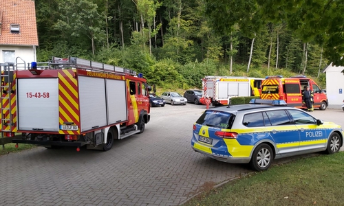 Feuerwehr, Polizei und Rettungsdienst waren vor Ort.